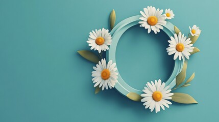 Elegant Camomile Floral Typography Design for Professional Projects