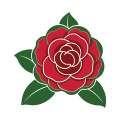 Red rose Illustration 