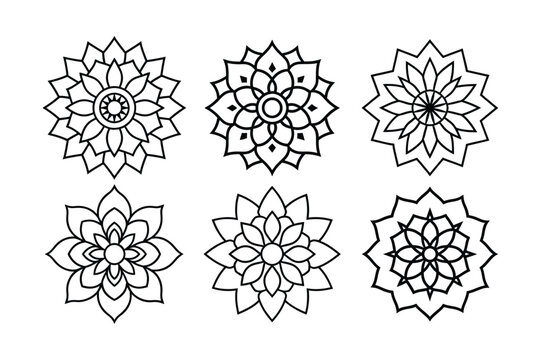 Set of best indin mandala