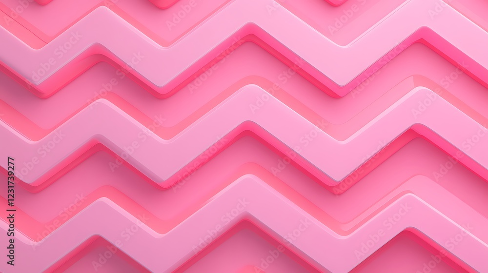 Poster wavy pink geometric patterns with smooth texture for creative backgrounds and design projects