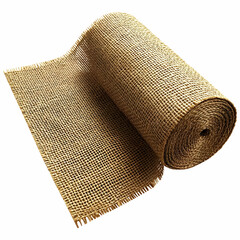Burlap roll, rustic texture, craft supply