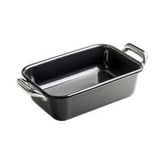 Stylish Non-Stick Loaf Pan with Handle Isolated on Transparent Background