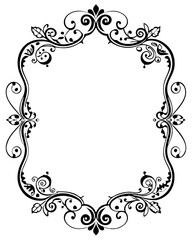 Decorative vintage frames