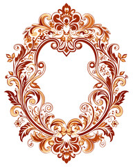 Decorative vintage frames frame with elements