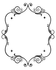Decorative vintage frames frame with ornament