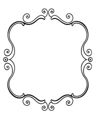 Decorative vintage frames frame with elements