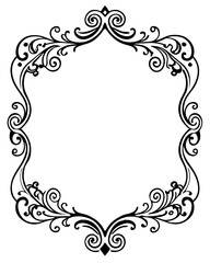 Decorative vintage frames frame with ornament