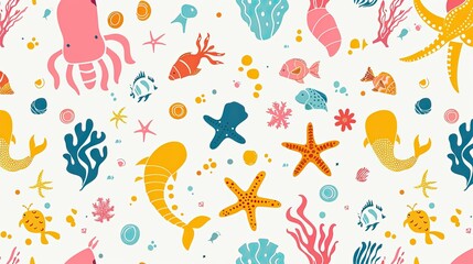 Abstract seamless pattern