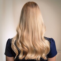 Obraz premium beautiful blond woman, AI generated