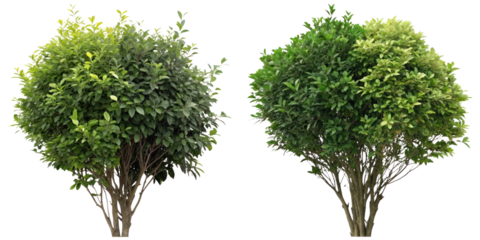 Lush green foliage bush with two tone leaves, perfect for landscaping