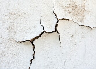 Obraz premium A wall with a crack in it