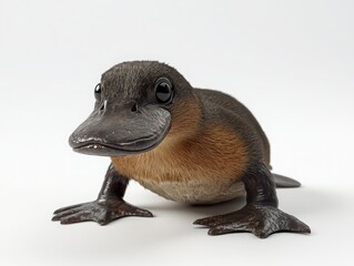 Obraz premium Curious small platypus exploring its surroundings natural habitat animal photography close-up view wildlife wonder