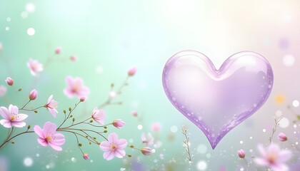 Lavender Spring Background