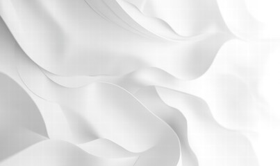 Obraz premium The image is a white background with a white wave pattern