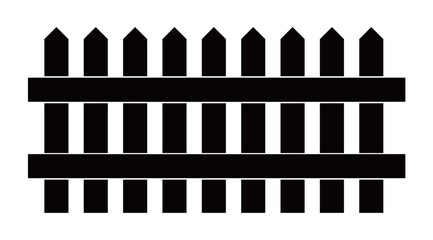 silhouette fence