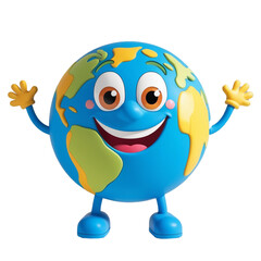 Fototapeta premium smiling earth with a smile