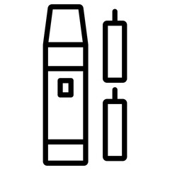 당뇨 혈당 채혈기 아이콘