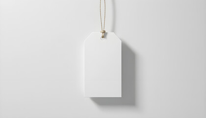 blank price tag