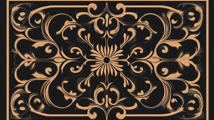 Luxury Ornate Pattern for Seamless Elegance in Flat Design