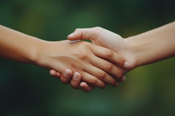 couple relationship therapy with a counselor. Close Up hands of the woman client during a conversation with psychologist to find problems and