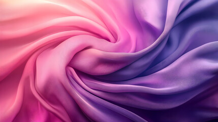 Obraz premium Abstract Background - Swirling Pink and Purple Fabric