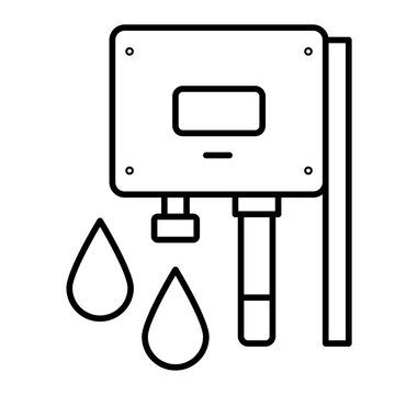 Humidity sensor icon