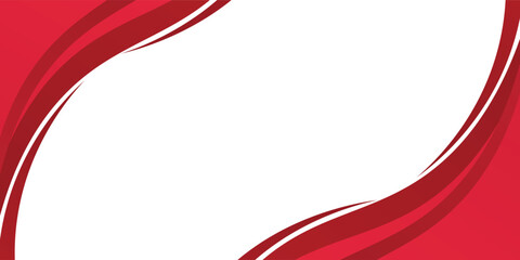 Red abstract wavy presentation background. Vector illustration design for business presentation, banner, cover, web, flyer, card, poster, texture, slide, magazine, and powerpoint modern arts design