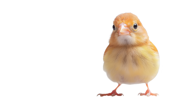 Vivid yellowbeaked bird perched on a branch, captivating display of avian beauty in nature's realm