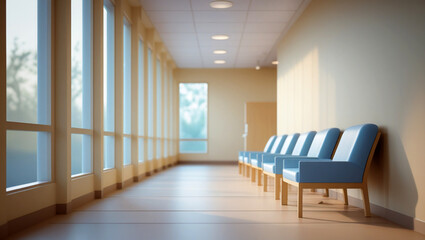 Simple soft focus of a calm, peaceful healthcare environment, perfect for adding stress management or mental health tips