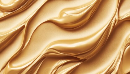 Fototapeta premium Liquid Gold Abstract, Swirls, Golden Texture, Luxury Background ,Shiny Metallic Finish, Creamy