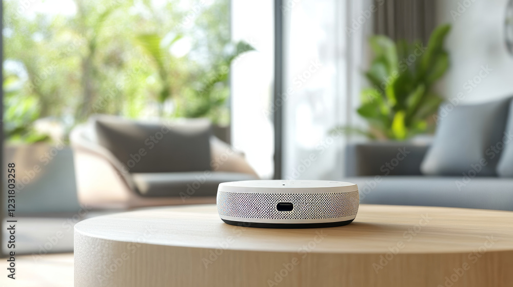 Aufkleber smart home banner. internet of things security technologies concept. vector landing page of house co