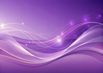 Abstract Lavender Wave Background Illustration