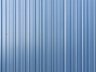Obraz premium A blue metal panel with white stripes