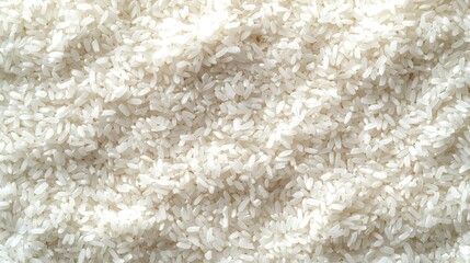 Obraz premium High Resolution White Rice Texture Top View of Long Grain Rice Grains Flat Lay Food Bac