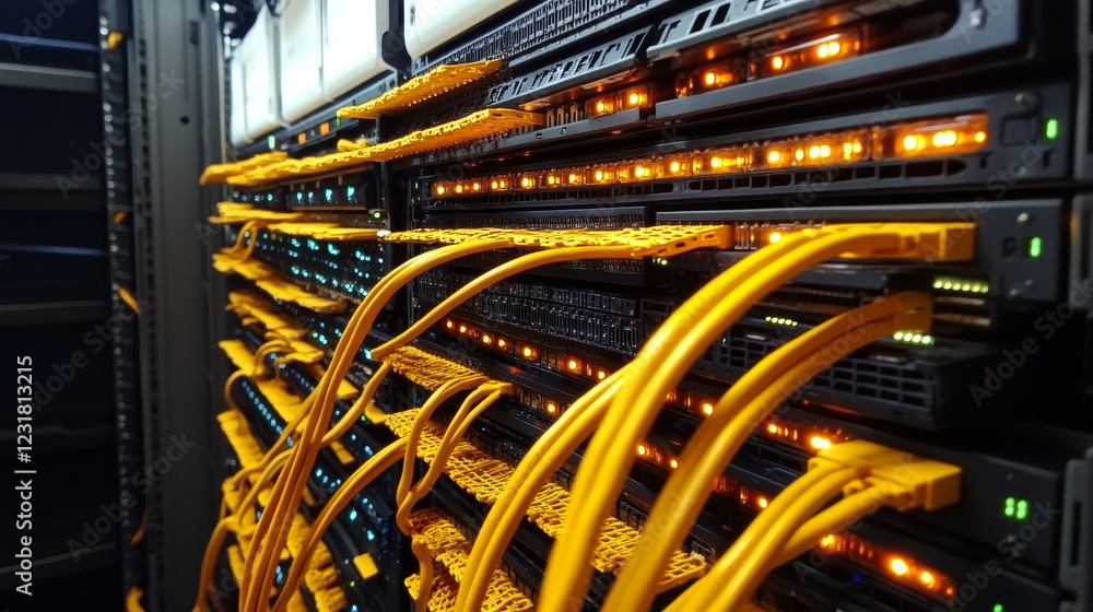 Aufkleber dedicated server isometric landing page, computer data storage equipment, pc memory database, hardwa