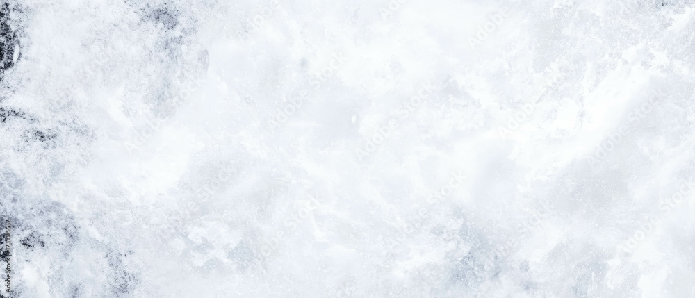 Poster overlay texture of snow with icy crust on a dark background showcasing intricate details