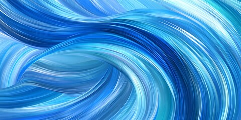 Abstract blue swirling waves, design background