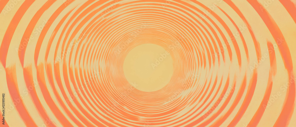 Poster circular sound wave patterns create a vibrant abstract background for creative projects
