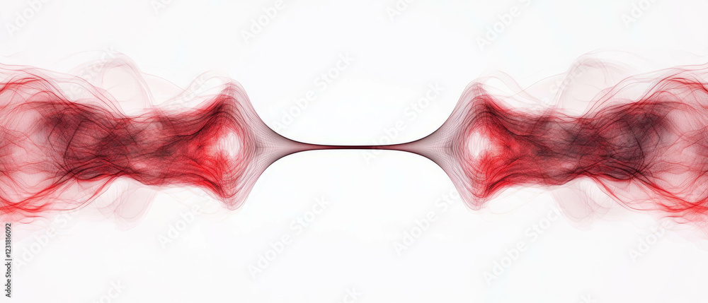 Poster explore dynamic audio waves in a modern abstract design with space for your text