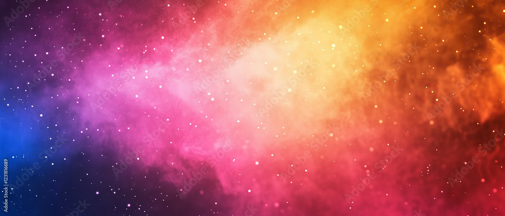 Poster vibrant abstract background with gradient spark colors inviting creativity and imagination