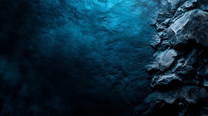 Obraz premium Dark Blue Rocky Texture: Abstract Background Image