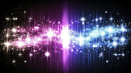 Naklejka premium Abstract Purple and Blue Sparkle Background