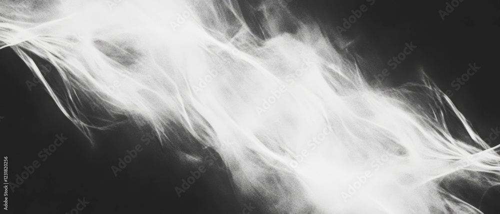 Poster vibrant dust overlay creates depth with abstract shapes and unique textures in dark background