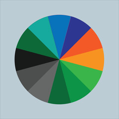 Obraz premium color palette