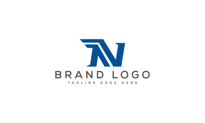 letter N logo design vector template design for brand.