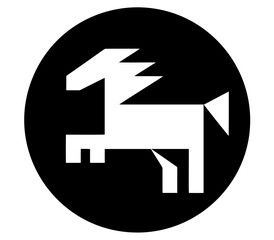 Horse cut out silhouette
