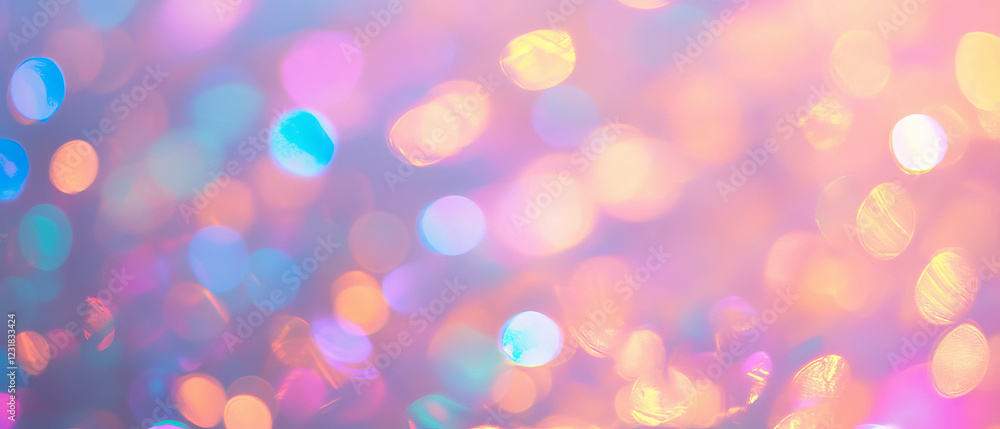 Poster dynamic confetti overlay with blurred motion and golden sparkles at a dark backdrop