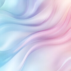 Obraz premium Flowing Fabrics: Soft, billowing fabrics cascade in gentle waves, the delicate folds of the material reflecting light in a mesmerizing display of color. 