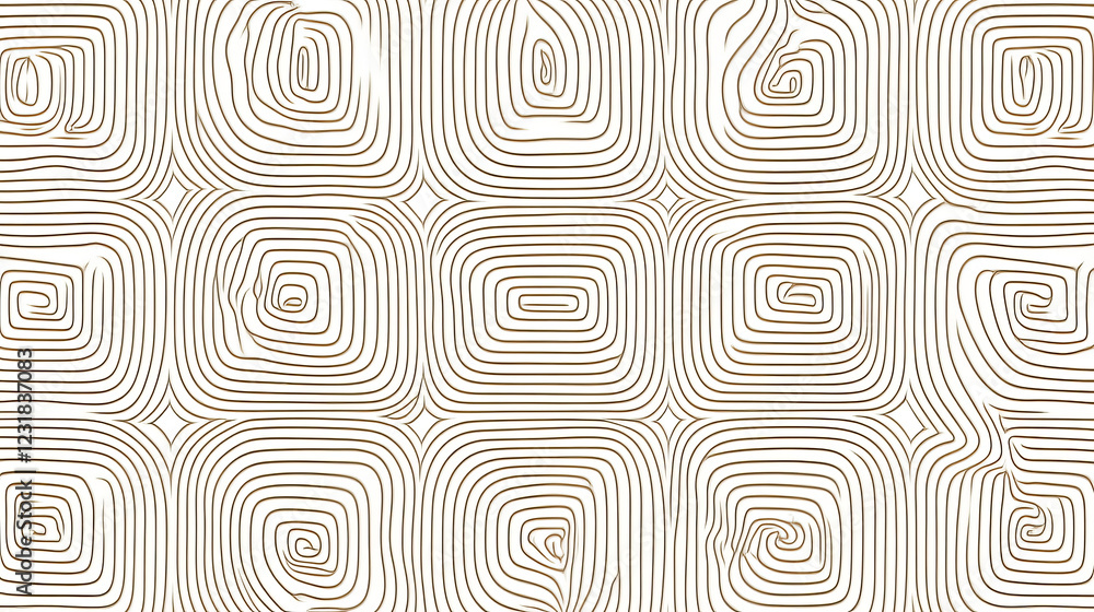 Poster vector seamless pattern from geometric tiles with repeating striped squares. modern stylish texture 