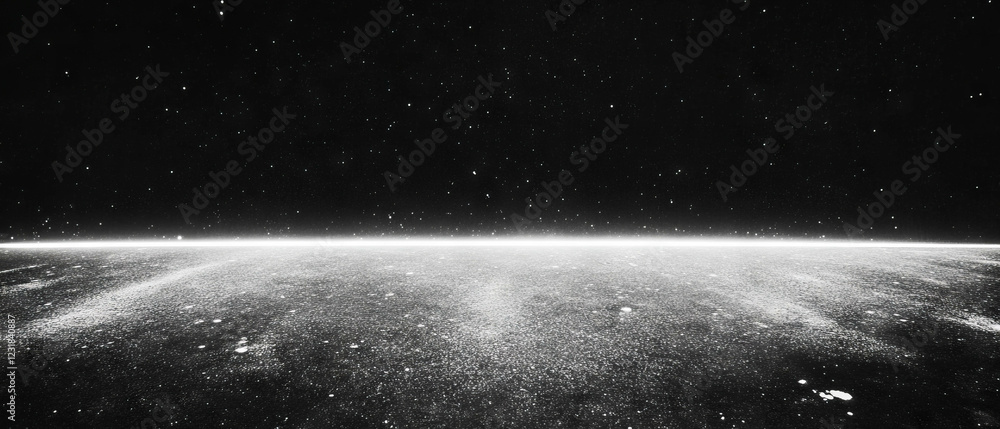 Poster detailed dust overlay texture with intricate light effects and space for text on black background
